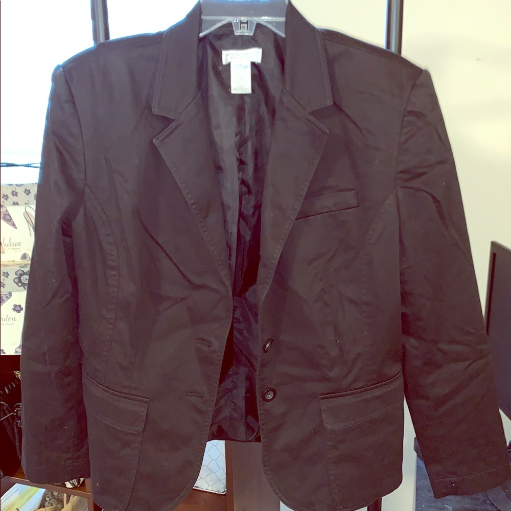 Stretch black blazer
